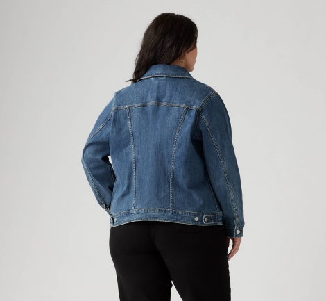 Женская джинсовая куртка Levi's 1159812610 (Синий, 4X)