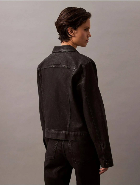 Женская джинсовая куртка Calvin Klein 1159836234 (Черный L)