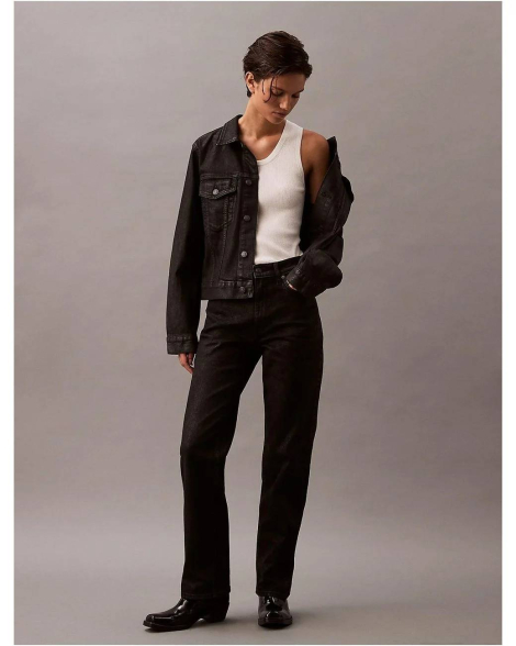 Женская джинсовая куртка Calvin Klein 1159836234 (Черный L)