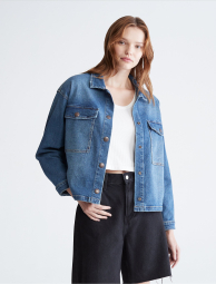 Женская джинсовая куртка Calvin Klein 1159773377 (Синий, XL)