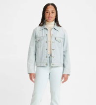 Женская джинсовая куртка Levi's 1159775490 (Голубой, XS)