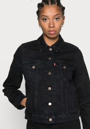 Женская укороченная джинсовая куртка Levi's 1159790532 (Черный, XS)