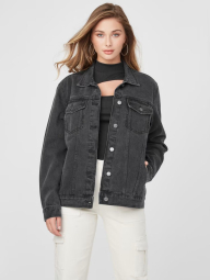 Женская джинсовая куртка Guess 1159791504 (Черный, S)