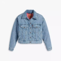 Женская утепленная джинсовая куртка Levi's 1159794368 (Синий, XL)