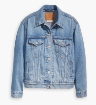 Жіноча джинсова куртка Levi's 1159794214 (Білий/синій, XS)