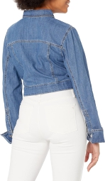 Женская укороченная джинсовая куртка Tommy Hilfiger 1159798114 (Синий, XS)