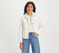 Женская утепленная джинсовая куртка Levi's 1159799737 (Белый, XS)