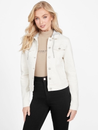 Женская джинсовая куртка Guess 1159800527 (Молочный, L)