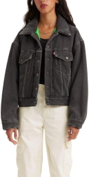 Женская джинсовая куртка Levi's 1159808984 (Серый, XL)