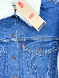 Женская утепленная джинсовая куртка Levi's 1159813437 (Синий, XS)