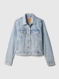 Женская джинсовая куртка GAP 1159835588 (Голубой S)
