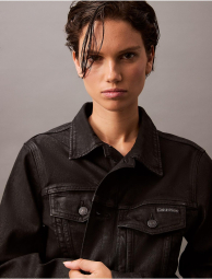 Женская джинсовая куртка Calvin Klein 1159836234 (Черный L)