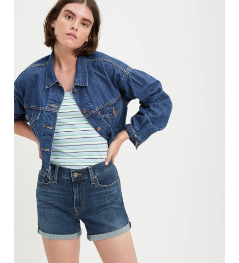 Женские джинсовые шорты Levi's 1159788474 (Синий, 24)