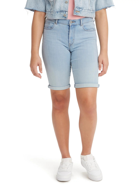 Женские джинсовые шорты Levi's бермуды 1159789242 (Голубой, 26)