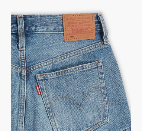 Женские джинсовые шорты Levi's 501 1159818003 (Синий 27)