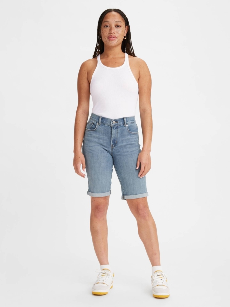 Женские джинсовые шорты Classic Bermuda Levi's бермуды 1159817958 (Голубой 26)