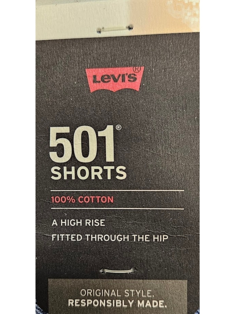 Жіночі шорти джинсові 501 Levi's з рваними деталями 1159818572 (Синій 27)