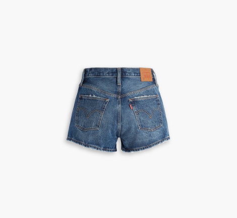 Женские джинсовые шорты 501 Levi's с рваными деталями 1159818438 (Синий 30)