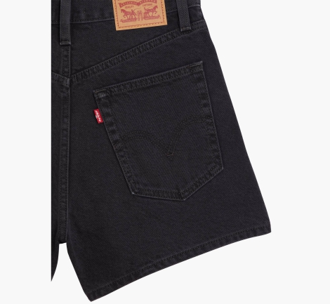 Женские джинсовые шорты Mom Levi's с высокой посадкой 1159819808 (Серый 27)