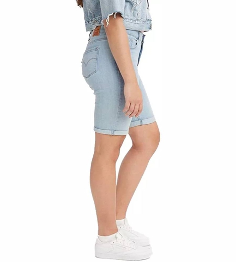 Жіночі джинсові шорти Levi's 1159820452 (Блакитний 28)