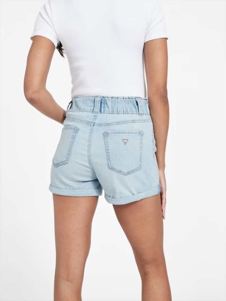 Женские джинсовые шорты Guess 1159829483 (Голубой 27)