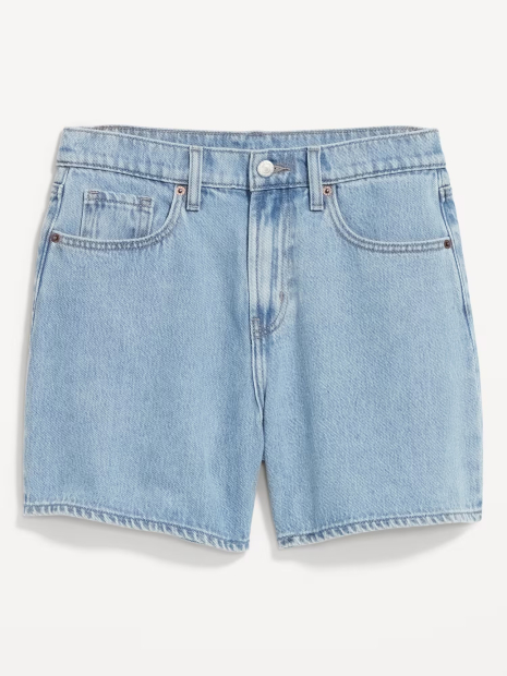 Джинсовые шорты Old Navy с высокой посадкой 1159836151 (Голубой 6)