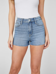 Женские джинсовые шорты Guess с логотипом 1159783664 (Синий, 26)