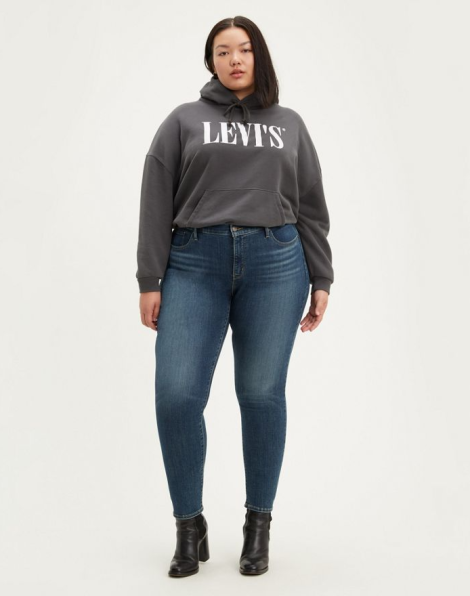 Женские джинсы скинни Levi's 1159775275 (Синий, 44)