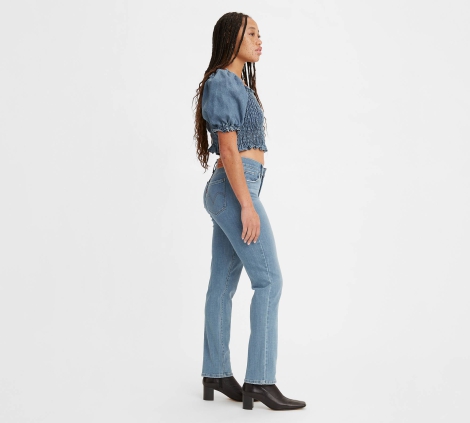 Женские классические джинсы Levi's 1159810699 (Синий, W31 L30)