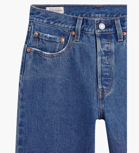 Женские классические джинсы 501 Levi's 1159799779 (Синий, W24 L26)