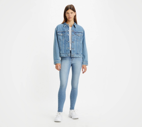 Женские супероблегающие джинсы Levi's 720 скинни 1159801422 (Синий, W25 L30)