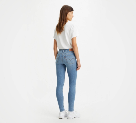 Женские супероблегающие джинсы Levi's 720 скинни 1159801422 (Синий, W25 L30)