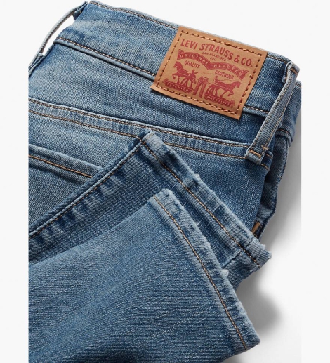 Женские супероблегающие джинсы Levi's 720 скинни 1159801422 (Синий, W25 L30)