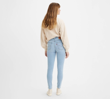 Женские джинсы скинни Levi's 721 с высокой посадкой 1159801426 (Синий, W26 L30)