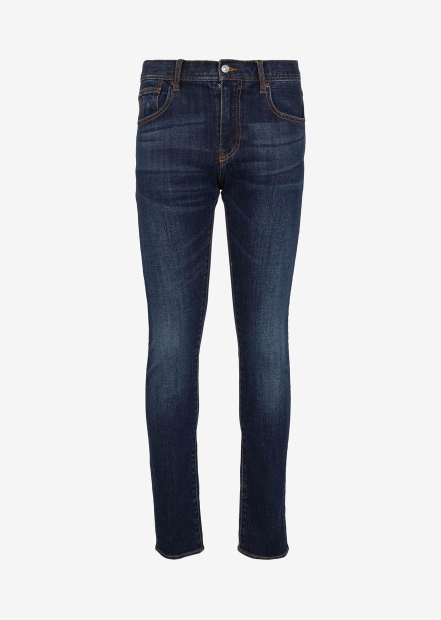 Жіночі джинси скінні Armani Exchange 1159805014 (Білий/синій, 30)