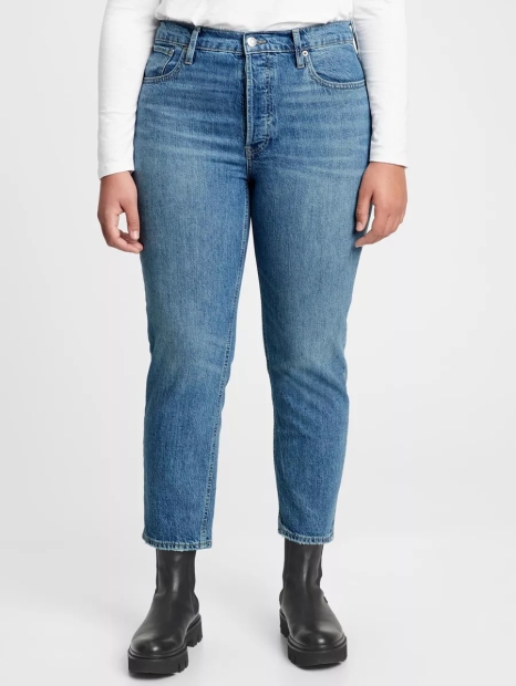 Женские джинсы Gap с высокой посадкой 1159807592 (Синий, 34)