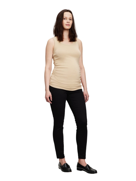 Женские джинсы skinny для беременных со вставками GAP 1159813960 (Черный, 34)