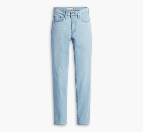 Женские джинсы Levis 724 с высокой посадкой 1159814643 (Голубой W27 L32)