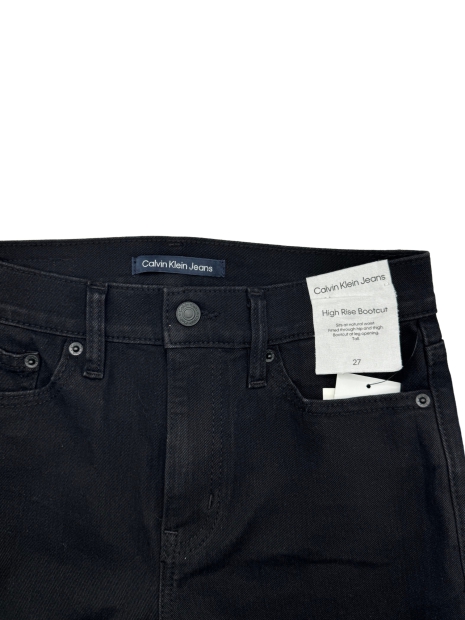 Жіночі джинси Bootcut Calvin Klein із високою посадкою 1159815201  (Чорний 27)