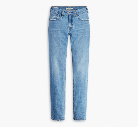 Жіночі прямі джинси Levis Middy Straight 1159815456  (Білий/синій W27 L31)