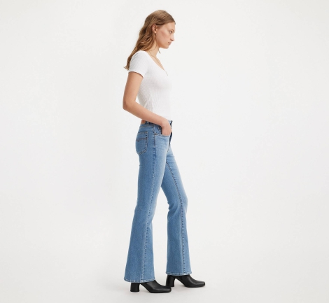 Женские джинсы Levis 726 Western Flare 1159815471 (Синий W33 L32)