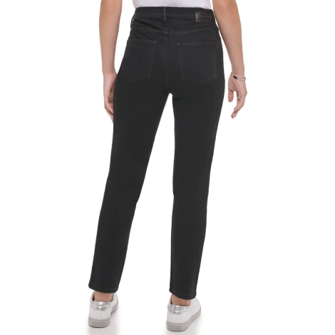 Женские джинсы Calvin Klein High Rise Slim Petite 1159815648 (Черный 31)