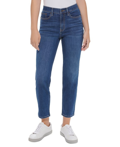 Женские джинсы Calvin Klein High Rise Slim Petite 1159816034 (Синий 25)