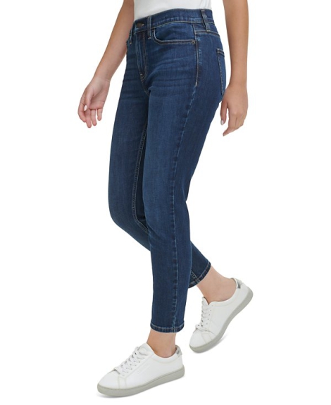 Женские джинсы Calvin Klein High Rise Slim Petite 1159816041 (Синий 25)