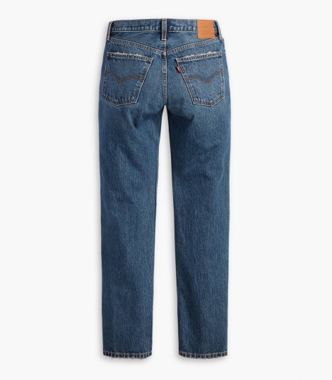 Женские прямые джинсы Levi's Middy Straight 1159817525 (Синий W29 L29)