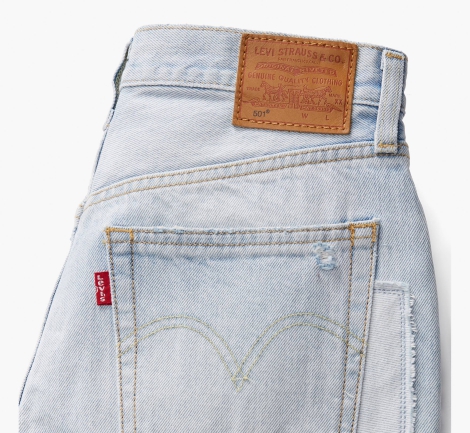 Женские джинсы Levi's 501 Original 1159818114 (Голубой W26 L32)