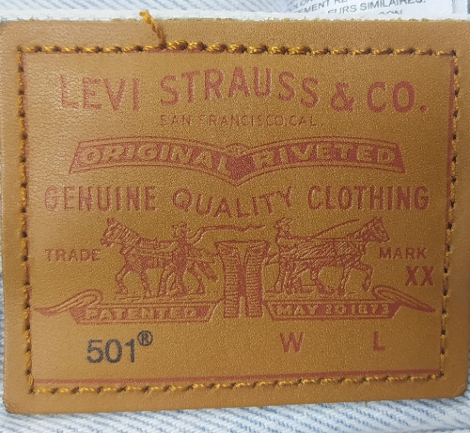 Женские джинсы Levi's 501 Original 1159818114 (Голубой W26 L32)