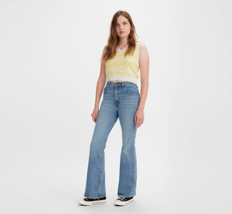 Женские джинсы Flare Levi's 70's 1159817737 (Синий W28 L32)