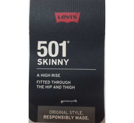 Женские джинсы Levi's 501 skinny 1159818411 (Молочный W27 L30)