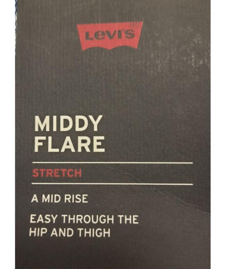 Женские джинсы Middy Flare Levi's 1159817764 (Синий W28 L32)